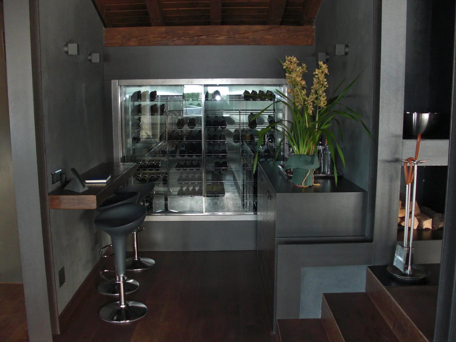 Vinotecas integradas en cocina